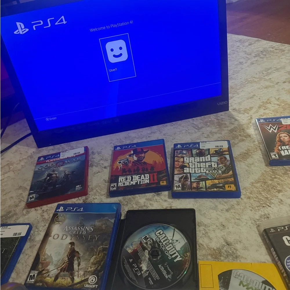 PS4 Console with Games/Accessories+!